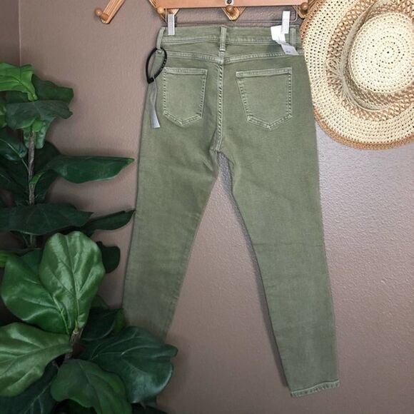 Current/Elliott Green Stiletto Skinny Jeans - Picture 5 of 6